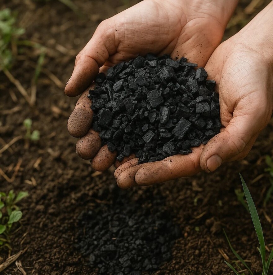 Biochar than sinh học
