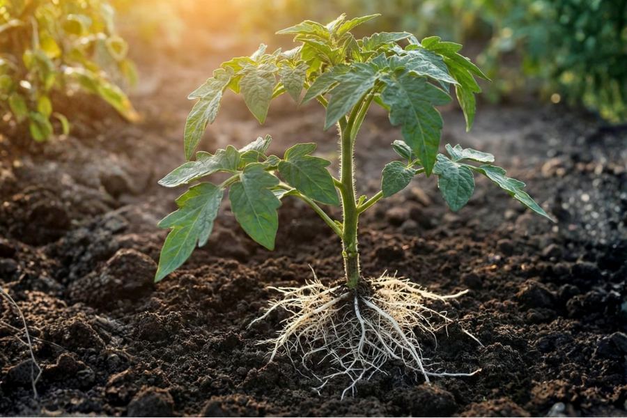 cây tươi tốt khoẻ mạnh phát triển nhờ công nghệ ECOVIA4F